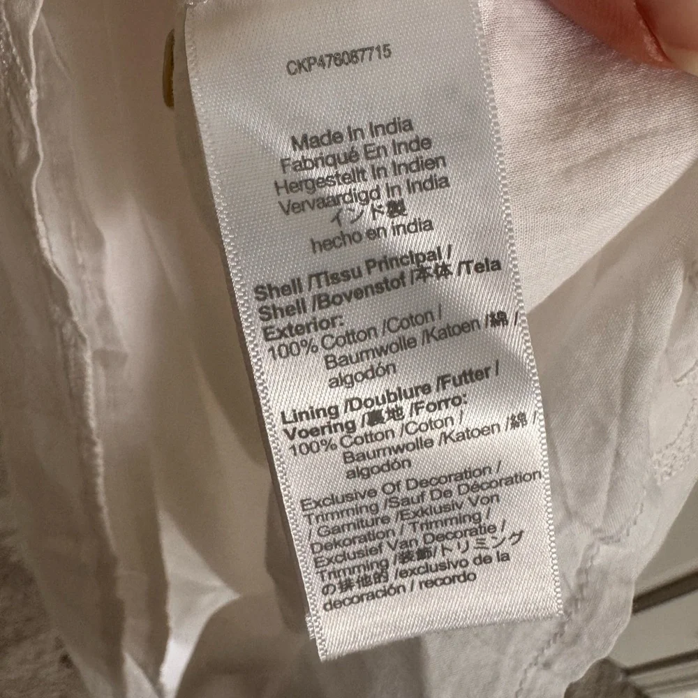 NWT Madewell white embroidered dress 6 - Picture 4 of 4